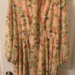 Floral Long Sleeve Dress